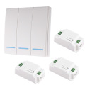 Portable Wireless Switch Light RF Remote Control AC 110V 220V Receiver Smart Switch Wall Panel 86 Type 433Mhz Smart Life