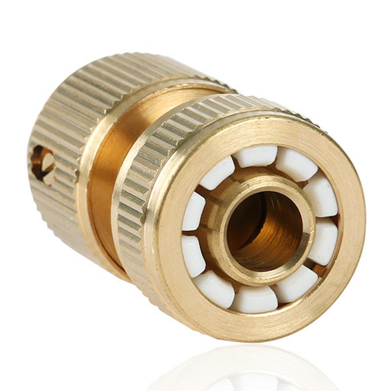 8PCS/Set Quick Connector Replacement Brass 3/4 inch 1/2 inch Durable Fitting Adapter Connector for Water Pipe Garden Hose