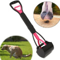 Long Handle Dog Pooper Scooper Plastic Pet Waste Clean Pickup Tool Poop Picker