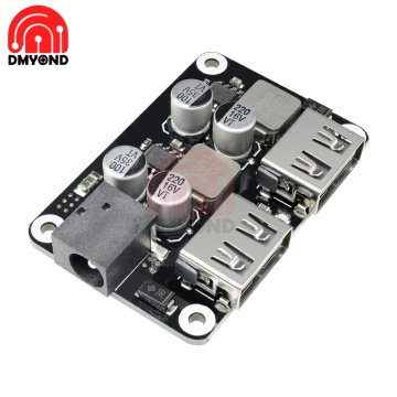 QC 2.0 3.0 Double TWO Dual 2 USB Fast Charger Buck Module Input 6V- 30V Single Port 24W Support QC2.0 QC3.0 Car Vehicle Board