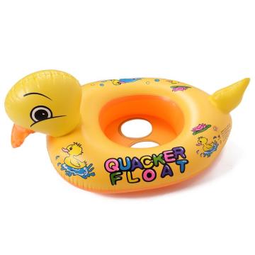 Baby Swimming Ring Inflatable Infant Floating Seat Kids Float Swimming Pool Boat Cute Duck Circle Inflatable Ring Toy for Summer
