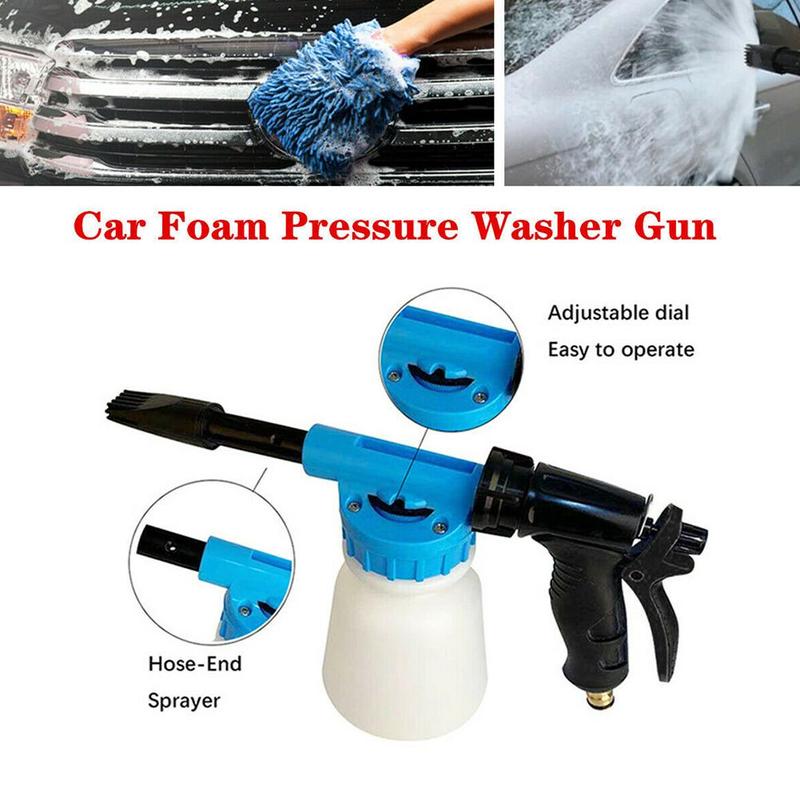 Car washing machine high pressure foam water gun1000ml sprayer foamaster wash gun foam soap cleaning gun shampoo R2H6