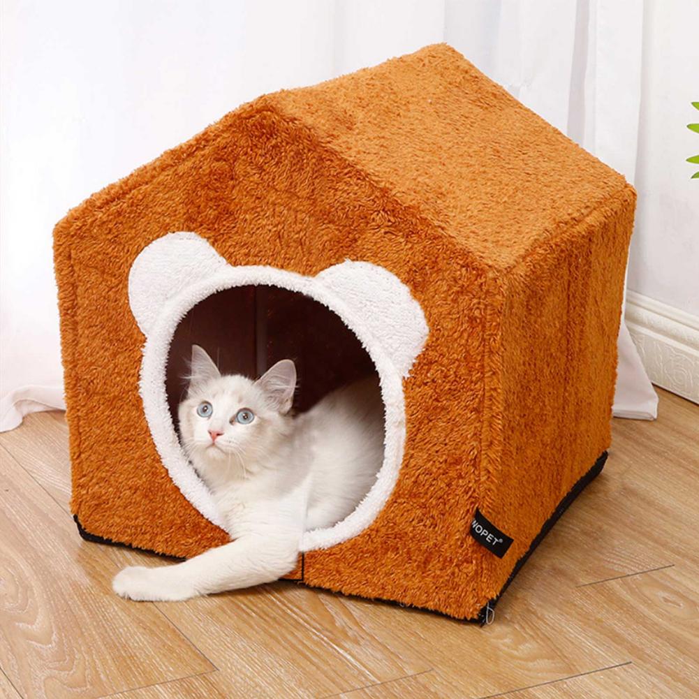 2020 New Cat Bed Removable Washable Pet Bed Indoor Outdoor Pet Cat Dog Bed House Washable Waterproof