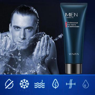 Men's Cleanser Professional Foam Oil Control Cleansing Replenish Skin Skin Face Skin Wash Dirt Dirt Care Bubble Anti Moistu O4N7