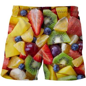 Novelty Fruits Food 3D print shorts kids Printed Hip Hop boys girls shorts summer for swim shorts Wholesale