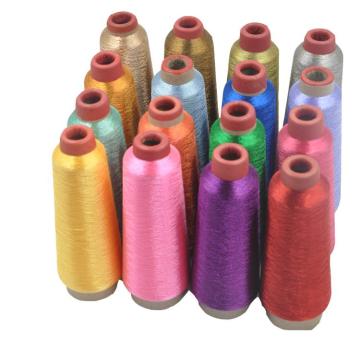 21 Color Sewing Thread Glitter Cross Stitch Yarn Woven Embroidery Threads Knitting Silk Line Textile Metallic