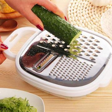 Multifunctional Vegetable Cutter Household Potato Slicer Shredder Radish Grater Kitchen Tool Vegetable Cutter Freshness Box