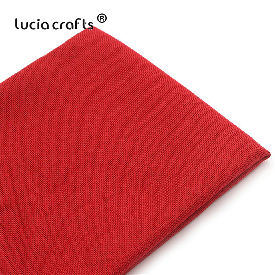 SALE Lucia crafts Fabric Solid color Cotton Linen Cloth DIY Garment Handmade Materials CH0904