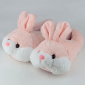 Women Cute Animal slippers Girls Rabbit Home shoes Big size 42 Non slip Flat with Winter slipper Short Plush TPR Sole