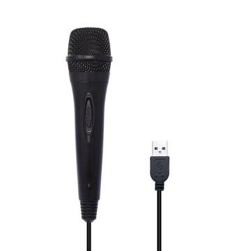 USB Wired 3m/9.8ft Microphone High Performance Karaoke MIC for Nintend Switch for PS4 for Wii U for XBOX360 PC Props