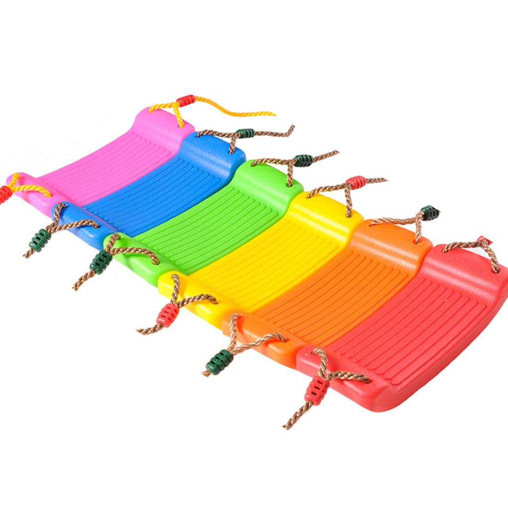 Outdoor Kids Swing Playground Garden Patio U-shaped Seat Plastic Swing Children Treehouse Toy