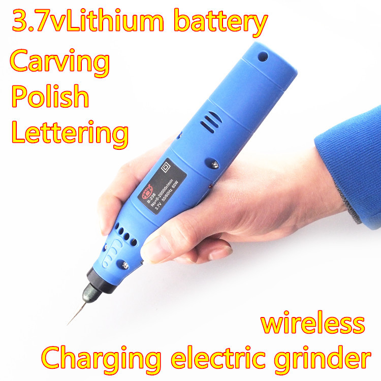 3.7V Lithium battery Charging electric grinder wireless grinder straight engraving machine polishing machine cutting machine