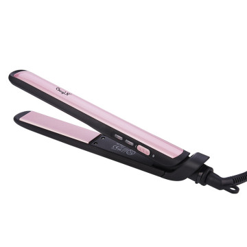 Far Infrared Electric Hair Straightener Ceramic Hair Straightening Iron Hair Curler Dual Use Professional Hairdressing Tool 31