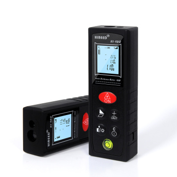 mini 40M Handheld Rangefinder Laser Distance Meter Digital Laser Range Finder Laser Tape Measure Tester with 360 level
