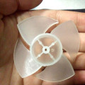 2pcs 4 blades plastic fan blade for hair dryer Fan Parts