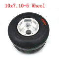 Diy Rear Wheel Kart Atv Utv Rear Wheel High Quality 11x7.10-5 Tubeless Tire Vacuum Tire Aluminum Rim 5 Inch Wheel