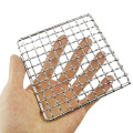 BBQ Mesh Stainless Steel Square BBQ Grill Mesh Home Roast Nets Bacon Grill Tool Metal Firing Mesh Outdoor Camping Kitchen Tools