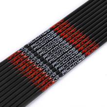 6/12pcs New 31 inch ID 5.2 mm Spine 300 350 400 500 600 700 Pure Carbon Arrow Shafts DIY Arrow Archery for Bow Hunting Shooting