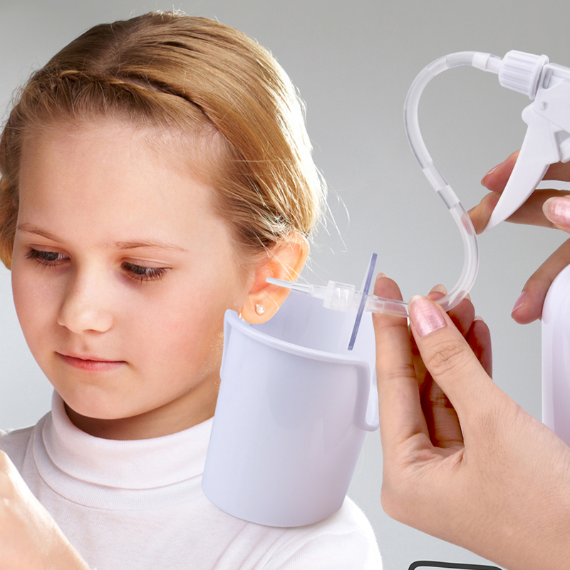 300/500ml Ear Cleaner Earwax Removal Tool Kit Useful Safe Ear Irrigation Washer Flush Syringe Bottle For Ear Cleaning Adult Kids
