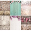 Vinyl Custom Photography Backdrops Brick Wall and floor Theme Photo Studio Background NYF1-01