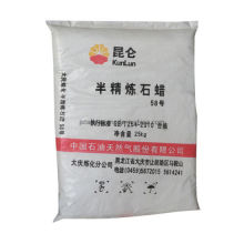 Semi Refined Paraffin Wax with Industral Grade 58/60