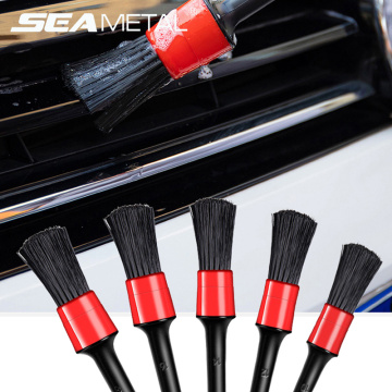 Car Detailing 5pcs Car Wash Accessories Auto Wash Brush For Dashboard Door Air Outlet Vent Seat Gap Wheel Cleaning Wipe Rub Tool