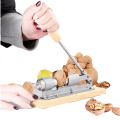 Walnut Nutcracker Manual Stainless Steel Nut Cracker Sheller Mechanical Machine shell Fast Opener Kitchen walnut Clip Tools