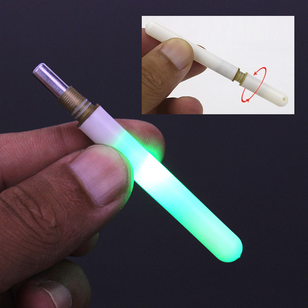 Fishing Rod Light Stick Mini LED Night Fishing Glow Sticks Fishing Float Fluorescent Rod Tip Accessories