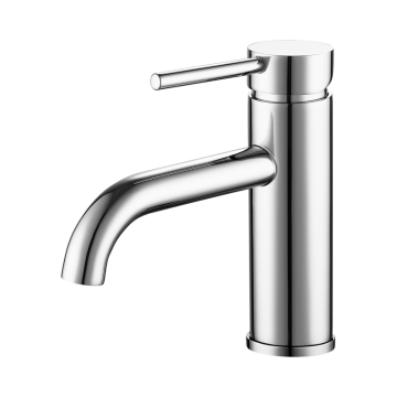 Single lever basin mixer for hand wash basins