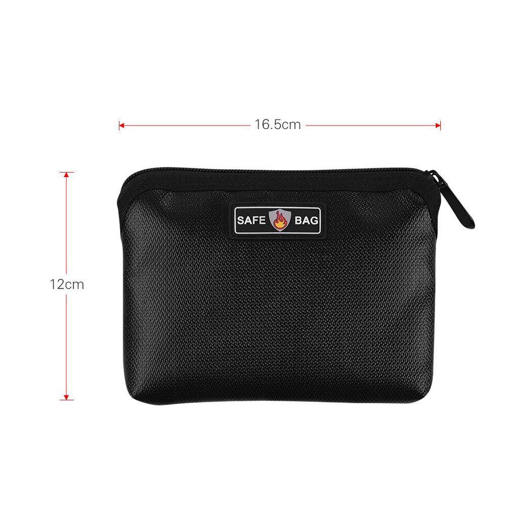 Fireproof Waterproof Document Bags Liquid Silicone Material Heat Insulation Fire and Water Resistant Safe Bag Zippered