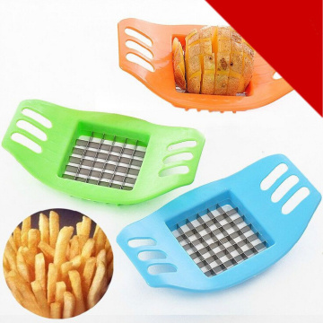 Stainless Steel Potato Cutter Vegetable Slicer Cutter Chopper Chips Making Tool Device Fries Kitchen tools cortador de legumes