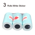 3 White Sticker