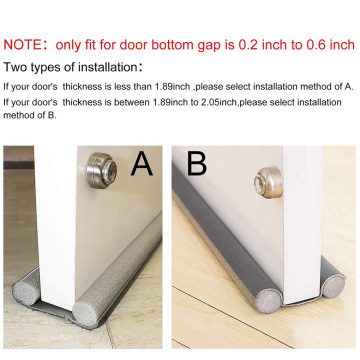 Under Door Draft Guard Stopper Sound Proof Reduce Noise Door Bottom Sealing Weather Strip Under Door Draft Guard 93CM