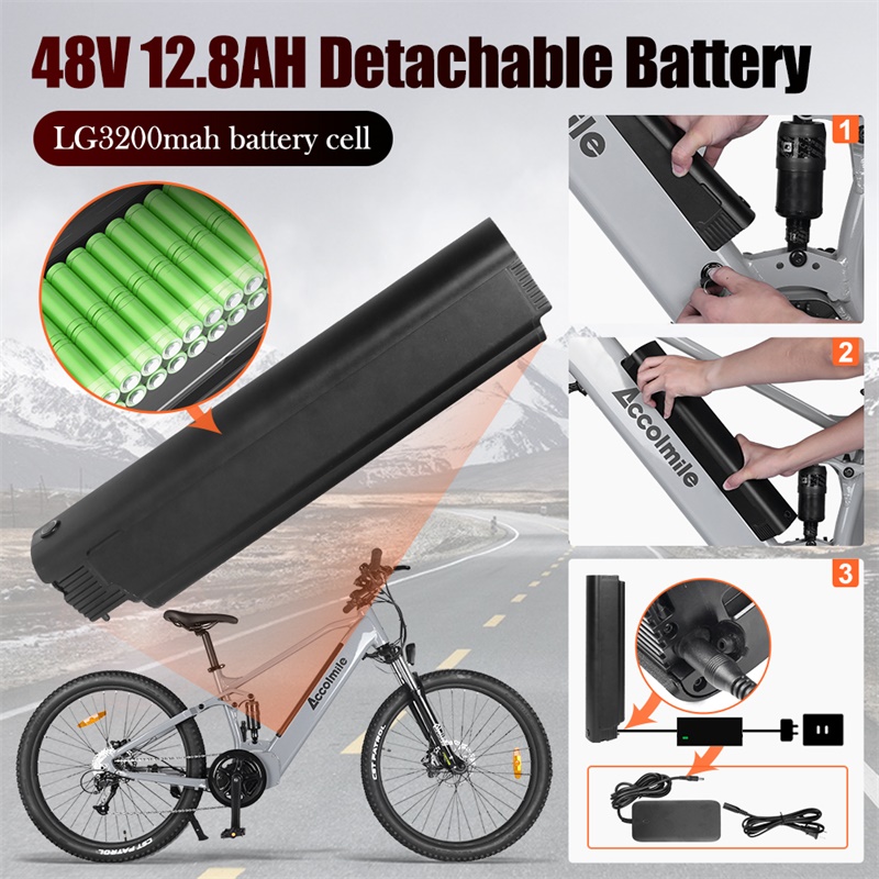 New best electric bikes 2020 Electric Bicycle 750W Bafang Mid Drive Motor ebikes Adult Mountain electric bikes With LG Battery