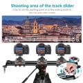 Neewer Camera Slider Video Track Dolly Rail Stabilizer 39-inch/100cm Flywheel Counterweight with Light Carbon Fiber Rails