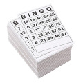 BINGO Cards 1 On Single 120 Sheets Disposable Cards 120 Cards Without Repeat