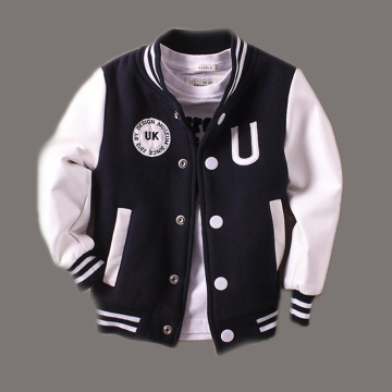 2-14T Baby Boy Clothes Boys Jacket Leather Spring Letter Boys Outwear For Children Kids Coats For Boys Baseball Sweatershirt
