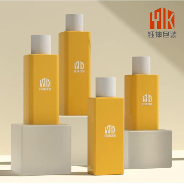 Sleek Square PET Bottle with Secure Screw Cap