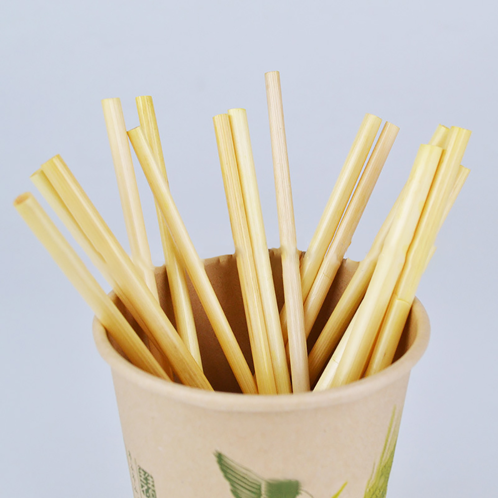 100pcs/pack Drinking Straw Party Cocktail Bar Accessories Home Kitchen Supplies Biodegradable Wheat Organic Eco Friendly