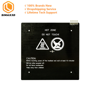SIMAX3D 235 hotbed MK3 Heated Bed for 3D Printer 12V 24V Black Parts Heatbed HotBed Aluminum Plate RAMPS PCB DIY 3D Printer kits