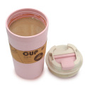 Creative Coffee Bottle Mugs BPA Free Bamboo Water Bottle Travel Portable Tea Milk Bottle Drinkware 420ML