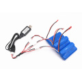 7.4 V 1500 mah Limskey power li-po lipo battery and USB charger 3in1 cable for DH9053 9101 mjx f45 9118 rc Helicopter parts