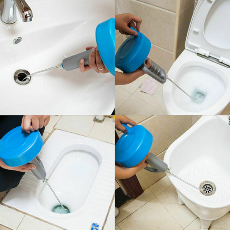 10M Hand-operated toilet dredge for Kitchen Toilet sinks bathroom Sewer dredge Blockage Hand Tool Pipe Dredger Drains Cleaning
