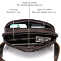 MVA Men's Waist Bag For Phone Small Belt Bag Man Shoulder Vintage Genuine Leather Waist Bags Men Engraving torebka do paska 8977