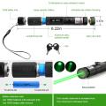 532nm Powerful Green/Red/purple Laser Pointers Pen Laser torch Light Adjust Focus 18650 Battery+ Charger