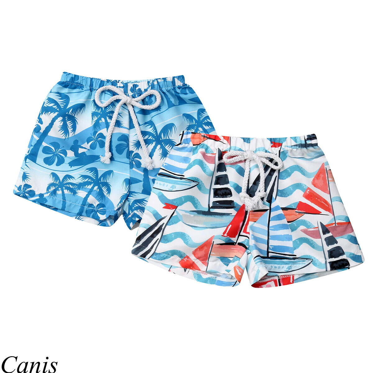 Newborn Baby Boy Clothes Elastic Waistband Short Pants Summer Hawaiian Beach Shorts