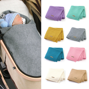 Baby blanket newborn winter knit blanket swaddle blanket super soft toddler bedding bedspread sofa basket stroller blankets