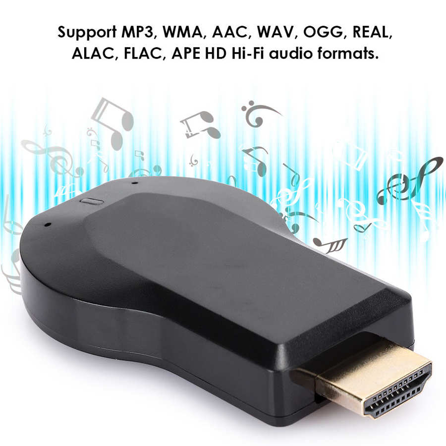M100 2.4G/5G 4K Wireless DLNA AirPlay HDMI TV Stick Wifi Display Dongle Receiver IOS Android PC HDMI Screen Mirroring Adapter