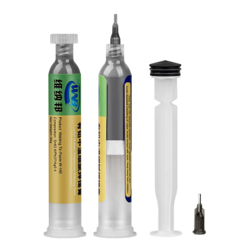 10cc Leaded Solder Tin Paste Sn63/Pb37 148℃ Melting Point Syringe Liquid Welding Flux Grease BGA PCB Solderding ReworK Tool