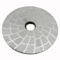 DIATOOL 4" Vacuum Brazed Diamond Grinding Disc Diameter 100mm Dry or Wet Grinding Shaping Or Beveling Smoothing Rough Surfaces